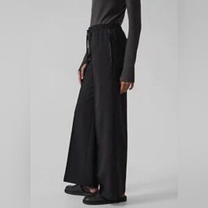 Athleta Wide Leg Black Women's track style Pants